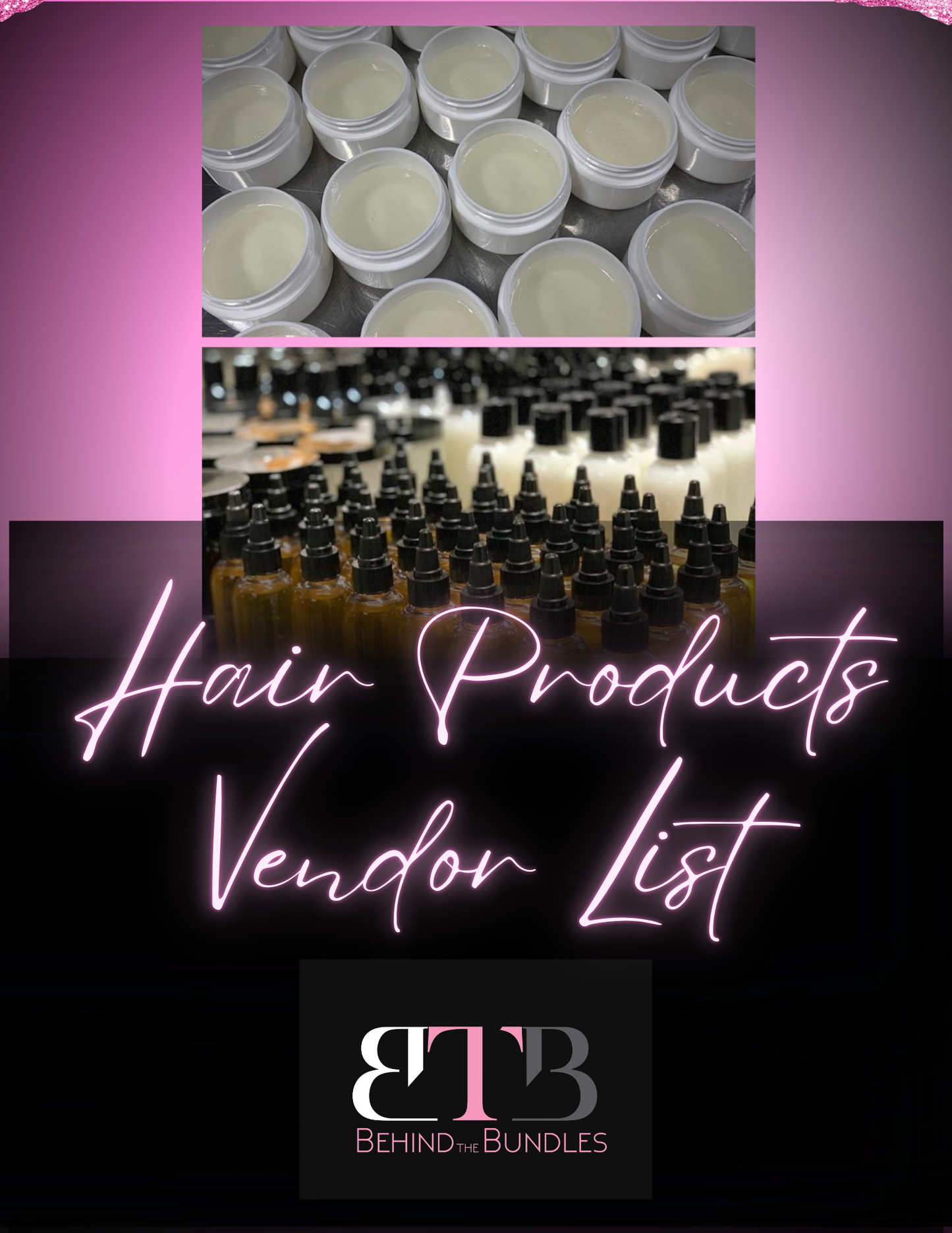 Hair Products Vendor List
